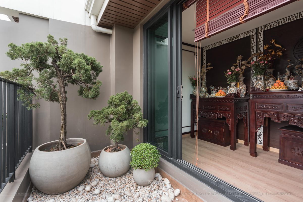 gian thờ mẫu thiết kế nội thất biệt thự Park City