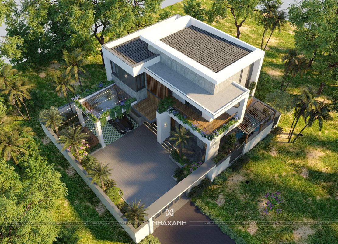 thi công nội thất tại Long Biên hạng mục biệt thự