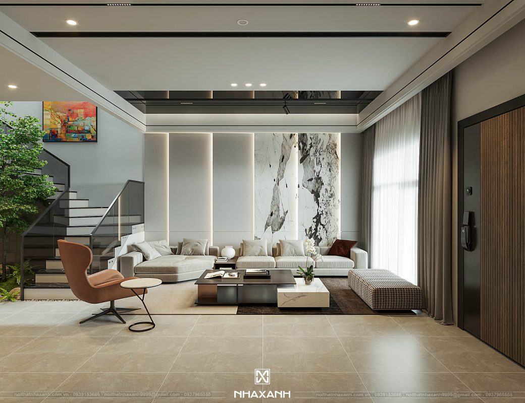 thiết kế nội thất tại Ứng Hoà phong cách Hiện đại