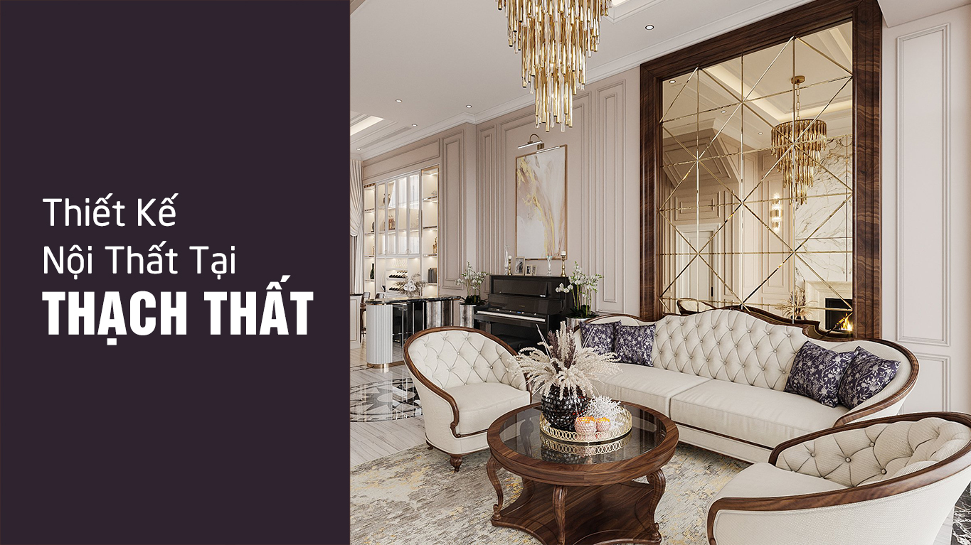thiết kế nội thất tại thạch thất
